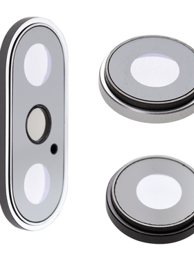 适用 iPhone X XR XS Max 后摄像头玻璃镜片镜框 XS后置相镜头盖