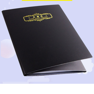 展开式钢琴谱夹 a4三页折叠式乐谱夹可改谱演奏用五线谱夹