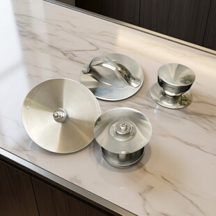 防烫锅盖把手304不锈钢玻璃锅盖顶帽把手通用盖子固定螺丝配件