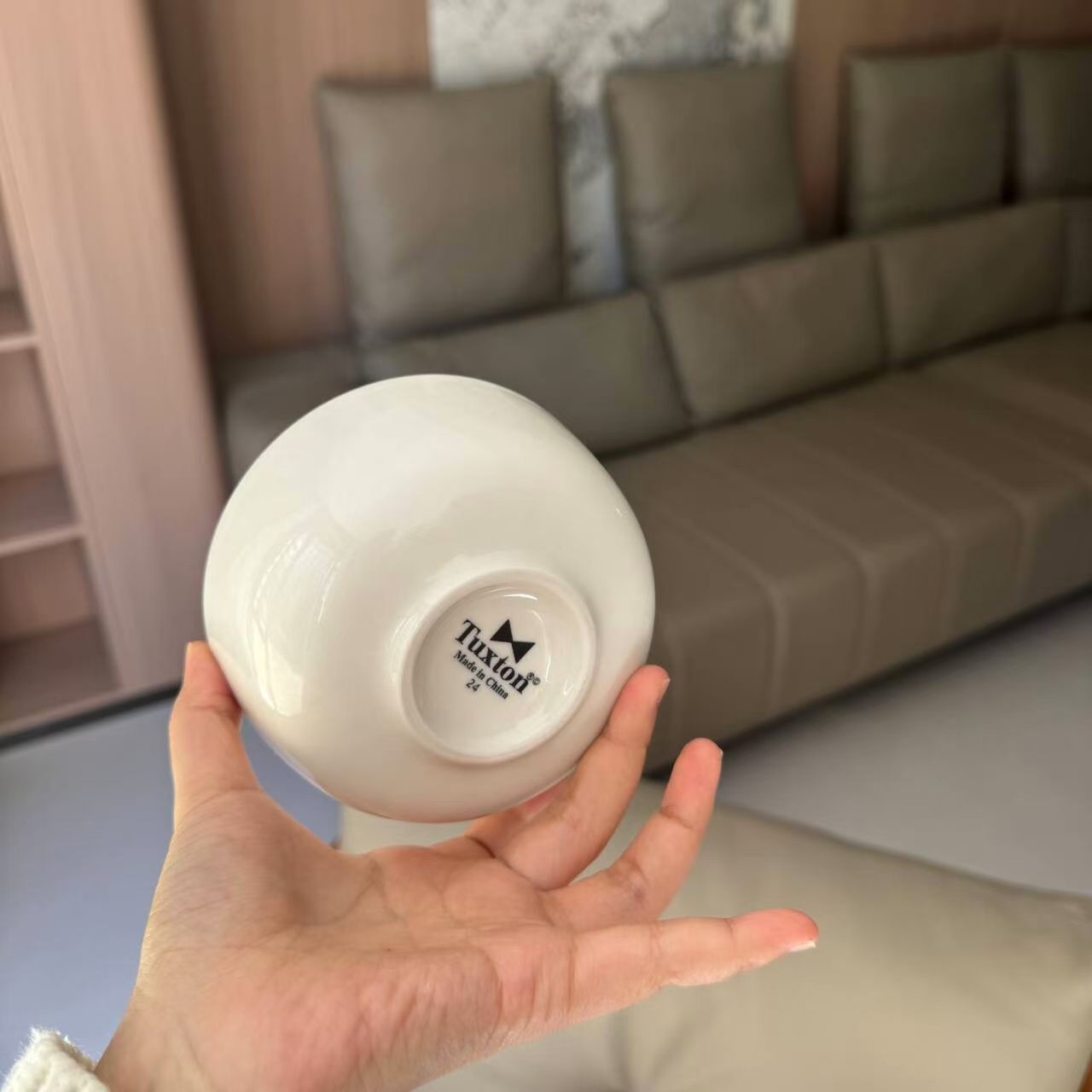 美国宽口陶瓷碗儿童宝宝吃饭的碗