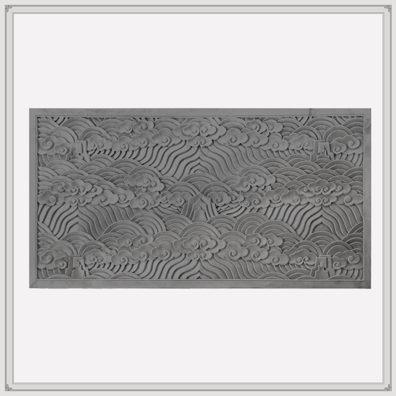 仿古砖中式祥云0.6×1.2米砖雕