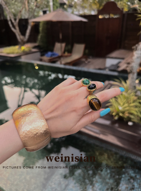 小众设计感轻奢开口戒指