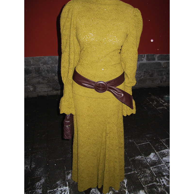 WEINISIAN朱小姐小众2025新款百搭皮腰带女腰封配饰皮带