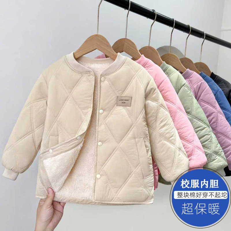 反季童装秋冬儿童羽绒棉服内胆男童女童小孩棉袄宝宝中大童短外套