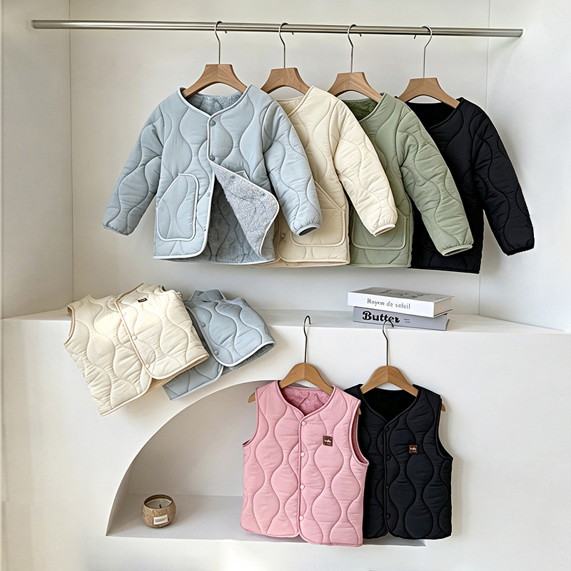 儿童棉服内胆马甲校服神器
