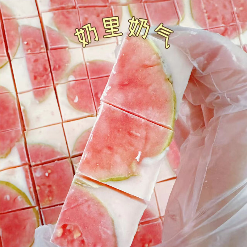 芭乐味厚切炒酸奶粉1kg商用一整块厚切原味海盐草莓原料粉批发