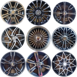 135 70R12铝圈轮毂钢圈12寸13寸低速老年代步车铝合金轮毂 145