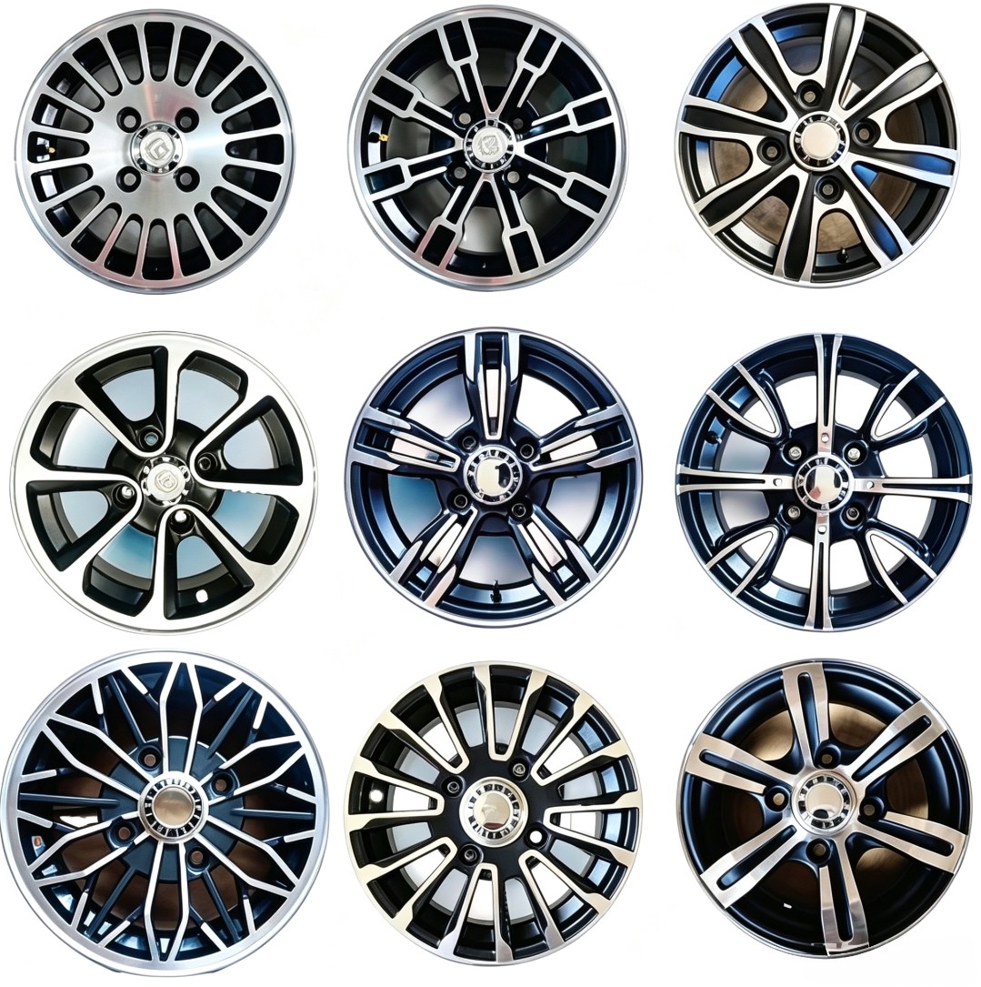 135/145/70R12铝圈轮毂钢圈12寸13寸低速老年代步车铝合金轮毂