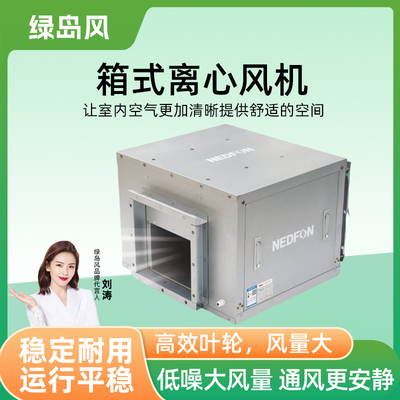 绿岛风静音空调风柜KTJ新风系统工业商用箱式柜式排烟风柜油烟机
