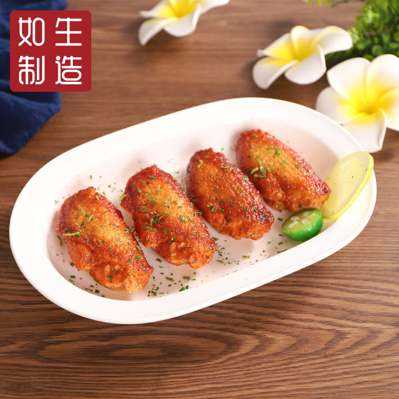 仿真油炸鸡翅烤鸡中翅小吃中餐食品模型定制菜模假菜食品道具模具