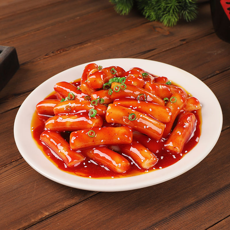 仿真韩式炒年糕模型假韩国料理模具仿真菜品影视道具食品食物样品