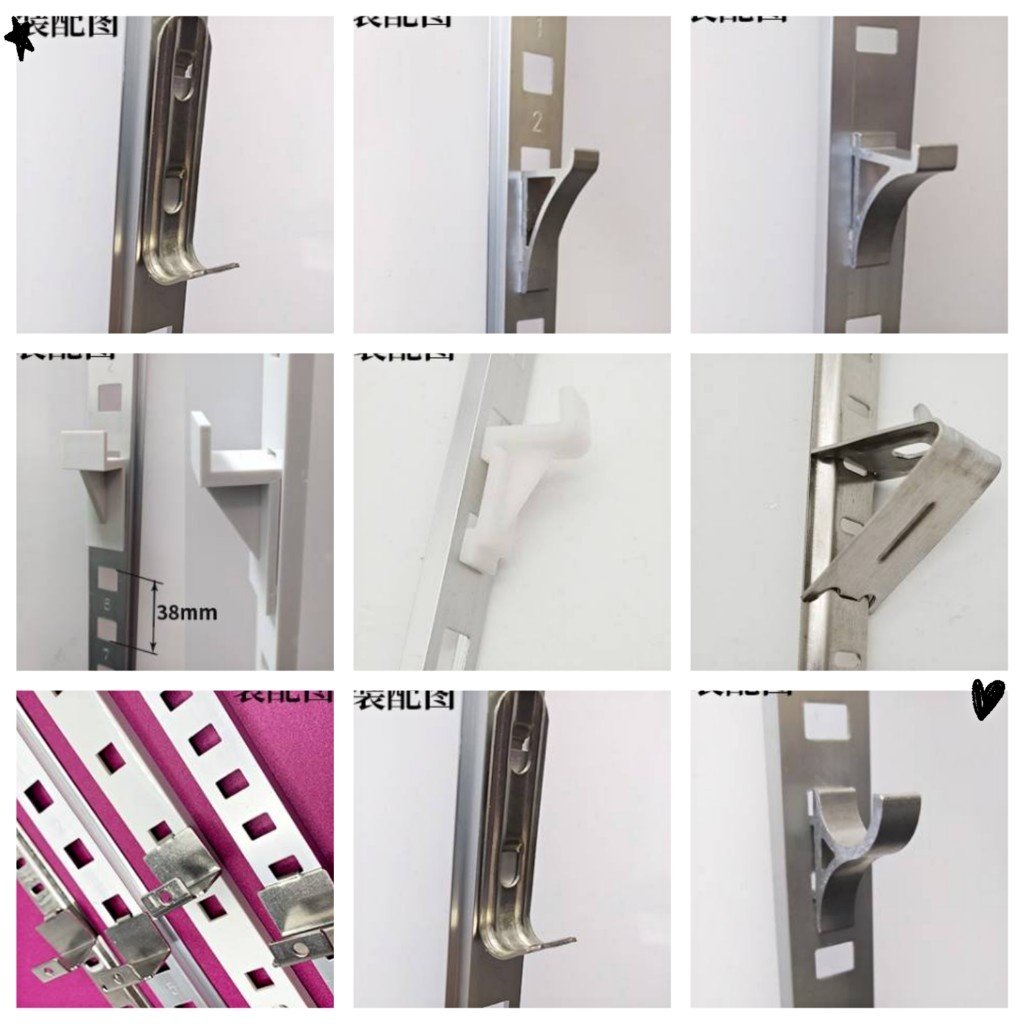 款扣冷柜卡子冰箱通用隔板卡扣支撑层架卡条冰柜塑料挂钩配件固定