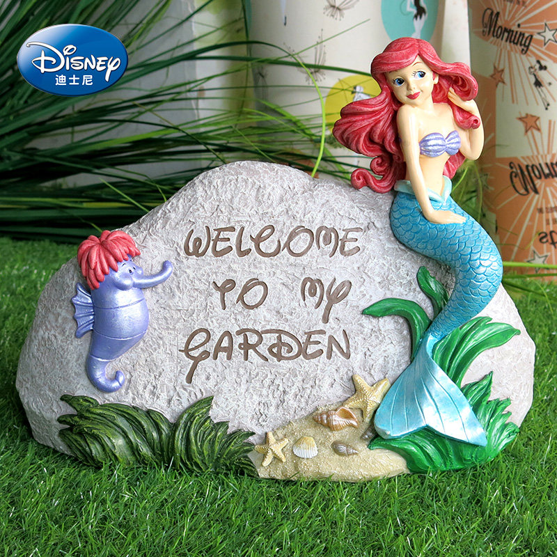 别墅欢迎阳台树脂美人鱼公主摆件