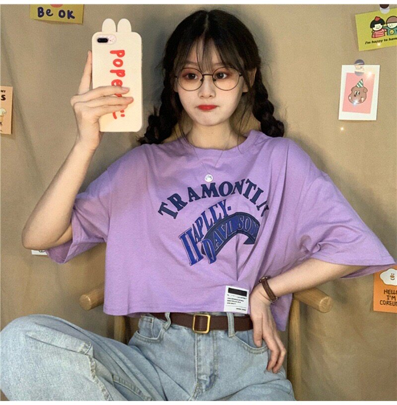 运动短袖t恤透气宽松瑜伽服罩衫短款女上衣舞蹈跑步性感韩版夏季