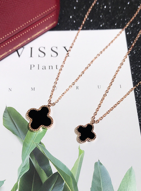 洗澡不用摘镀18k玫瑰金学生吊坠