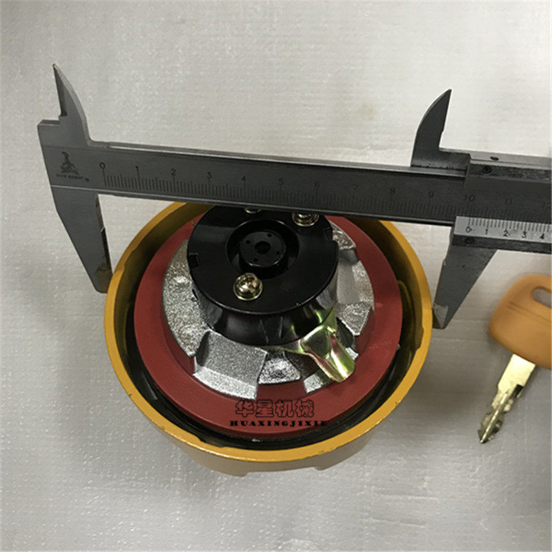 挖机配件 现代55 60 150 200 215 225-7-9柴油箱盖防盗油箱锁优质