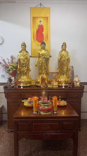 大型木雕西方三圣阿弥陀佛观音菩萨神像定制铜塑玻璃钢树脂生漆脱
