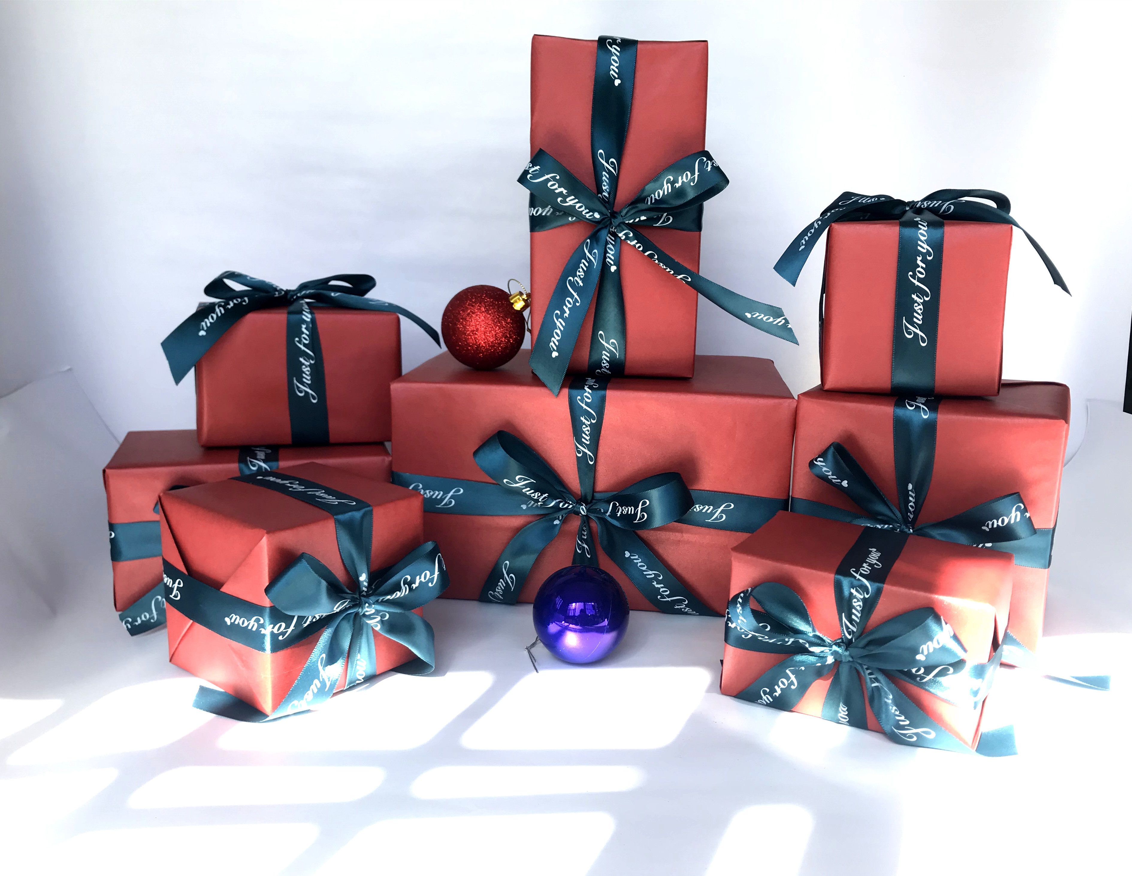 顺丰包邮圣诞节装饰品礼物盒场景布置堆头新年春节橱窗道具礼品盒