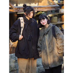 水曜日定休 夹克男女宽松休闲外套潮 春秋日系复古cityboy户外工装