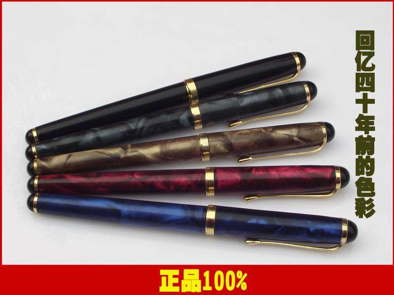 老库存英雄钢笔博士90赛璐璐90年代老钢笔收藏练字美工笔弯尖