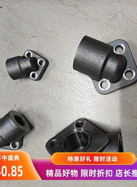 BFW3齿轮泵 法兰油泵油口 90度3孔方法兰 直角法兰液压件高压