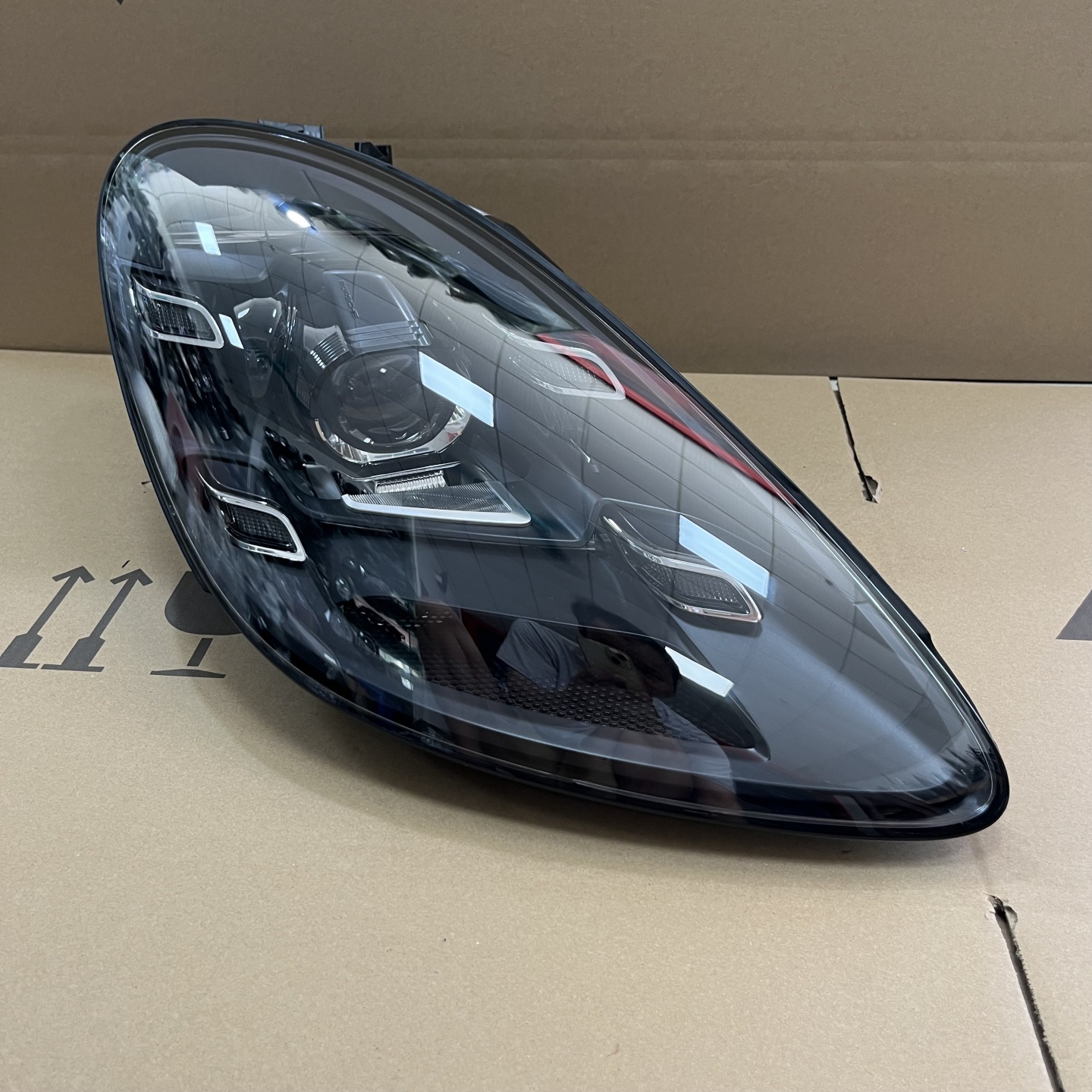 保时捷982Boxster718LED大灯头灯