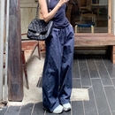 时尚 长裤 简约慵懒风休闲裤 女韩系舒适百搭工装 薄款 2025年新款