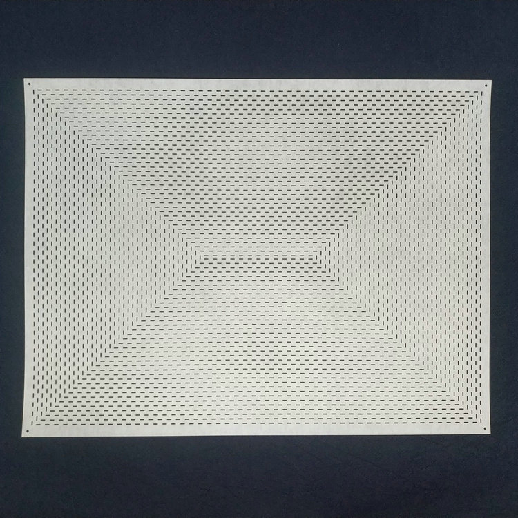 刺子绣 密密缝刺子绣画图尺子创意几何图形 手工茶垫桌垫布艺缝纫