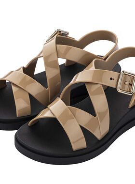 Zaxy厚底宽带百搭时尚罗马凉鞋