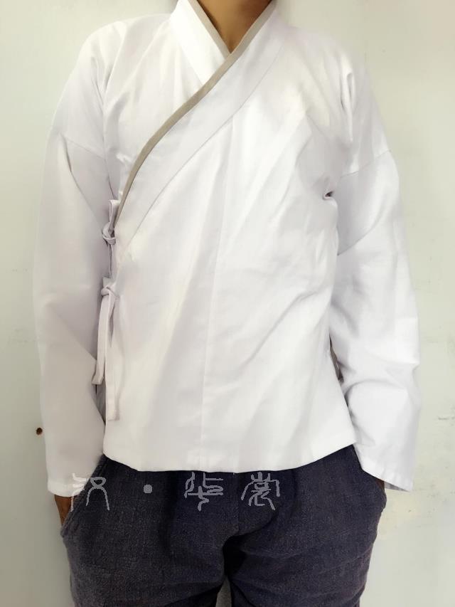 【汉·华裳汉服交领中衣长袖 棉麻上衣日常休闲短打春秋款