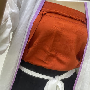 半夏原创汉服内搭一片式三角褶宋抹工字褶抹胸棉提花现货可定制
