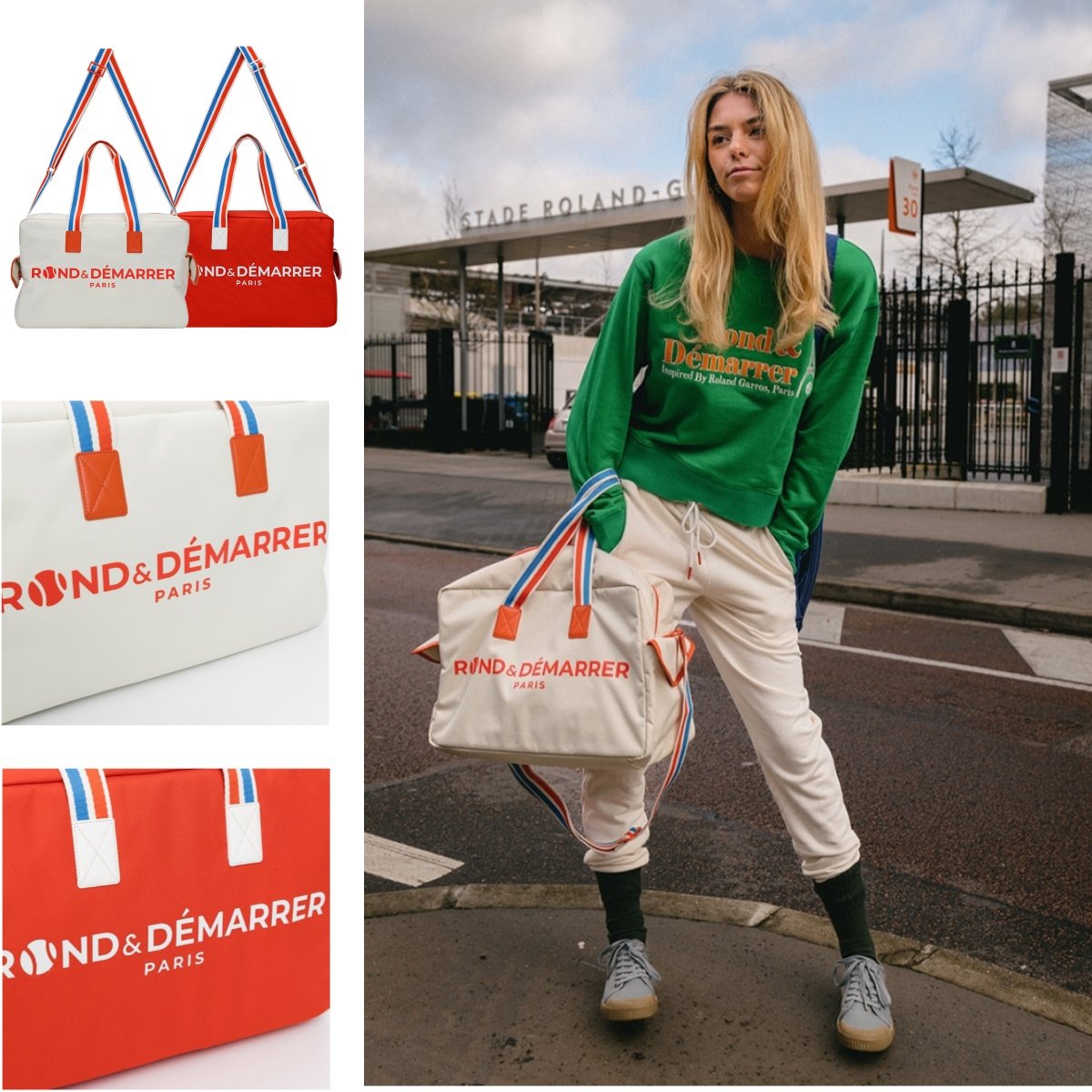 [韩国直邮]Rond&Demarrer男女标志性Logo波士顿包单肩包网球包,运动/瑜伽/健身/球迷用品,网球包,淘宝优惠券,粉丝福利购,淘宝优惠卷