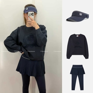 [韩国直邮]Wilson威尔胜女士网球舒适轻盈柔软帽子卫衣裙裤套装