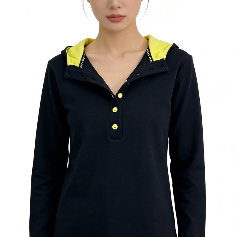 美式连帽卫衣女春秋款2026新款时尚洋气设计感单排扣上衣,女装/女士精品,大码内搭,淘宝优惠券,粉丝福利购,淘宝优惠卷