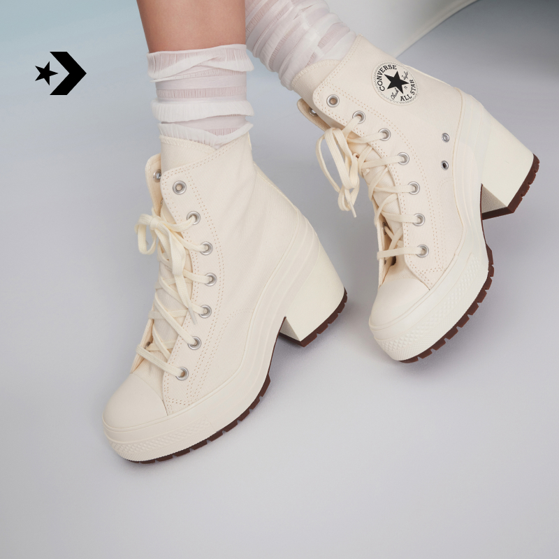 帆布高跟鞋Converse女