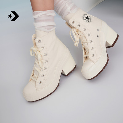帆布高跟鞋Converse女