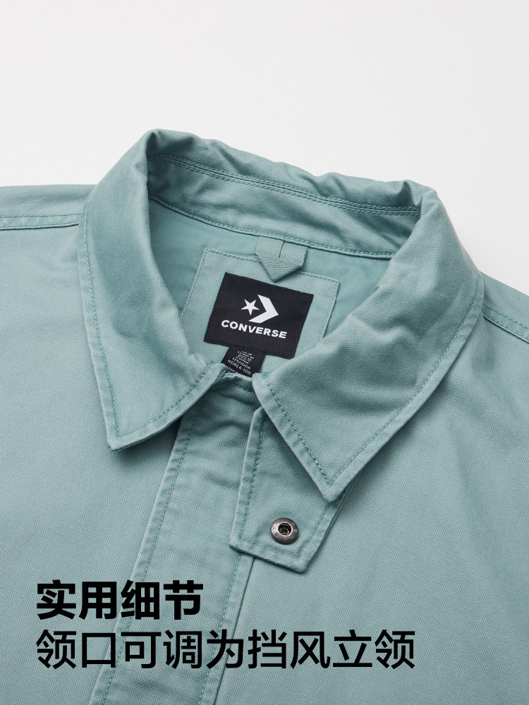 CONVERSE 컨버스 공식 가을 겨울 남성 작업복 스타일 멀티 포켓 퀼팅 재킷 10026903