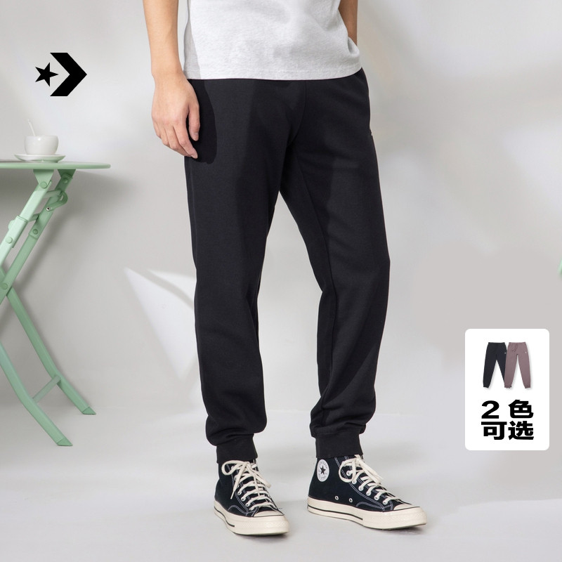 CONVERSE匡威官方 夏季新品经典百搭休闲裤抽绳束脚男长裤MCH707