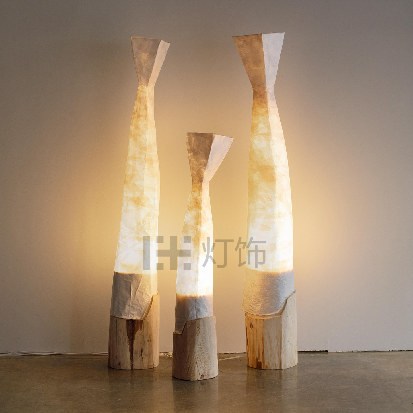现代简约创意落地灯客厅卧室沙发旁出口展会办公软装商业艺术灯具