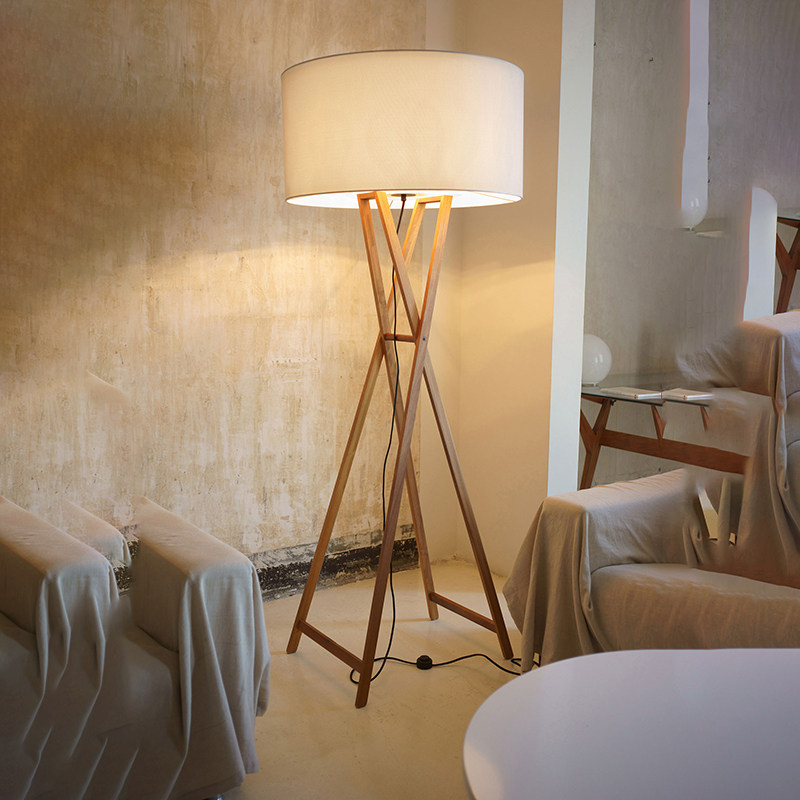 其他木质客厅现代落地灯