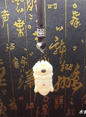 象牙果观音头吊坠观世音投影心经车挂件男女佛像项链吊坠