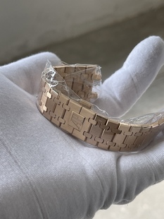 定制后做金带AP26331/15500/15400/26240/15510/18k玫瑰金表带