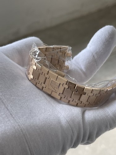 定制后做金带AP26331/15500/15400/26240/15510/18k玫瑰金表带