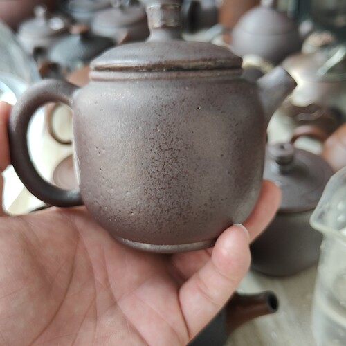 清仓全品古法紫泥高碳化老柴烧壶210毫升