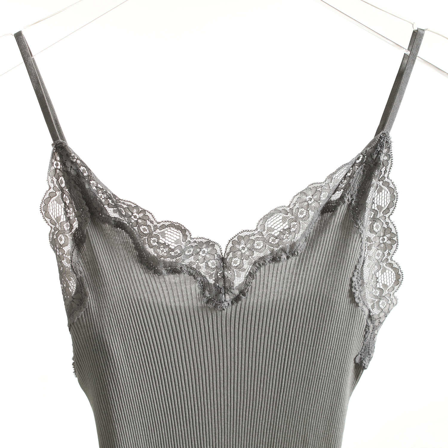 실크 코튼 스레드 레이스 바닥 캐미솔 일본 여성의 고탄력 슬림 피트 뽕나무 실크 중간 길이 여름 얇은