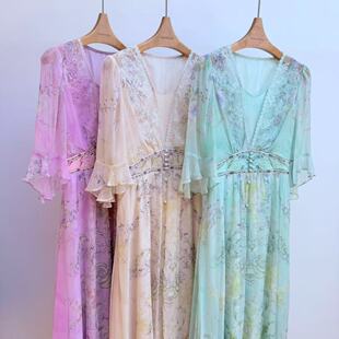 9013深圳南油原创设计师款 舒适百搭真丝裙 孤品高端品牌气质法式