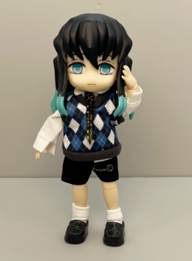 时透无一郎ob11娃娃鬼灭之刃12分BJD整娃二次元可动人偶生日礼物