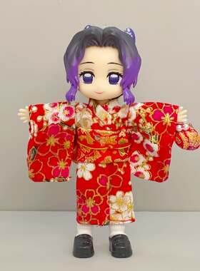 蝴蝶忍ob11全套娃娃鬼灭之刃12分整娃BJD可动人偶二次元生日礼物