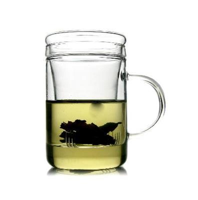 手工茶具过滤耐高温400ml直身杯