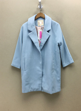 品牌折扣  毛呢大衣潮款 G23-L1624 切